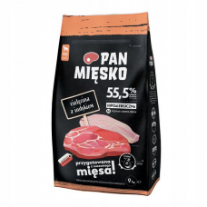 PAN MIĘSKO CIELĘCINA Z INDYKIEM 9KG